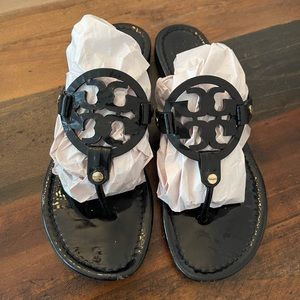 Tory Burch Patent Miller Sandals